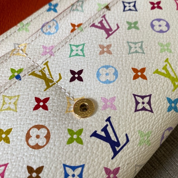 ✨BRAND NEW ✨💯% AUTHENTIC LOUIS VUITTON SARAH WALLET MULTICOLOR - Picture 12 of 17